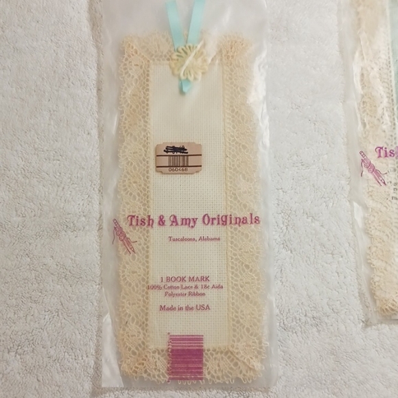 Tish & Amy Needlepoint Book Marks  New - Picture 3 of 7